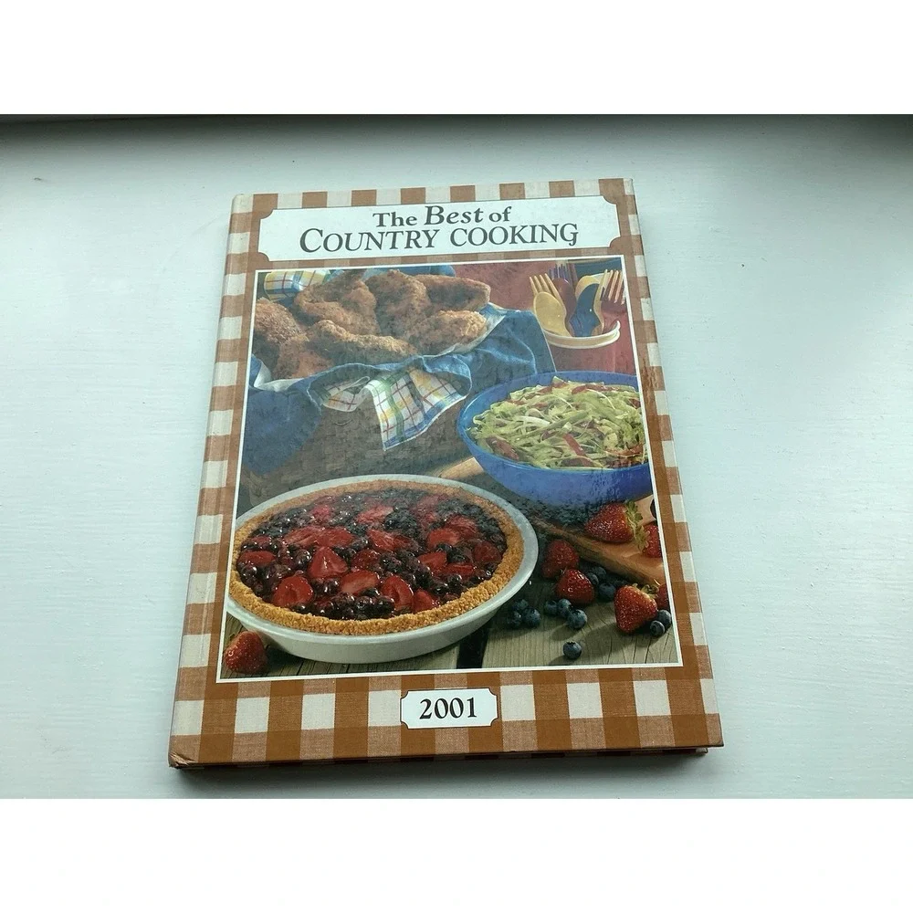 The Best Of Country Cooking 2001 Hardcover Cookbook 370 Recipes